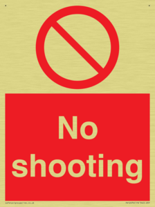 No shooting